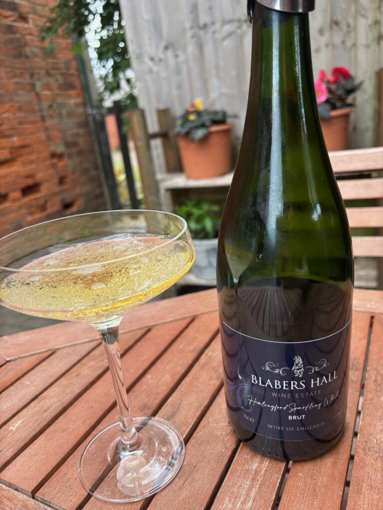 Sparkling wine from Blabers Hall Wine Estate