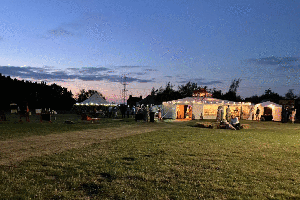 Deckerdence Venue at night time